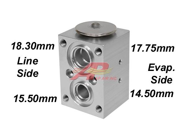 Volvo Expansion Block Valve - OEM VOE15075800 | Fits L110F Wheel L120S Wheel L150G Wheel L180G Wheel